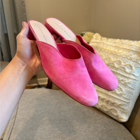 Loeffler Randall Pink Mules - Picture 4 of 11
